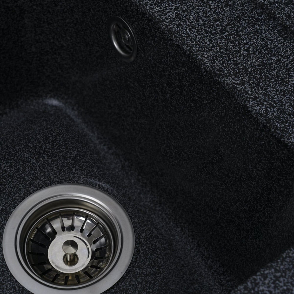 VALESO Гранітна мийка для кухні VALESO KORRADO 4050 матова Графіт Коломия - фото 6