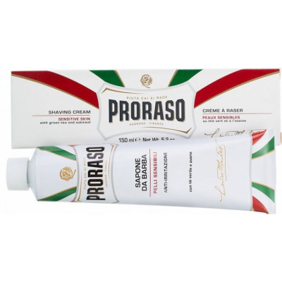 Крем для бритья Proraso с экстрактом зеленого чая и овса 150 мл (8004395001231) Винница - изображение 1