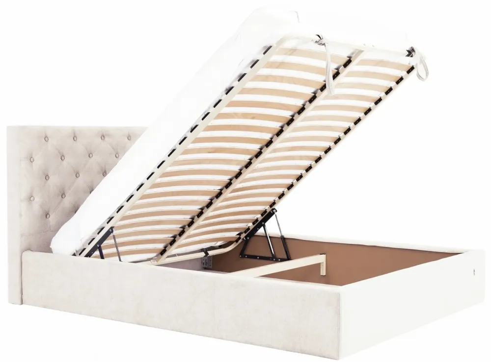 Кровать Coventry VIP 120 х 190 см Мисти Milk С дополнительной металлической цельносварной рамой Бежевый Киев - изображение 6