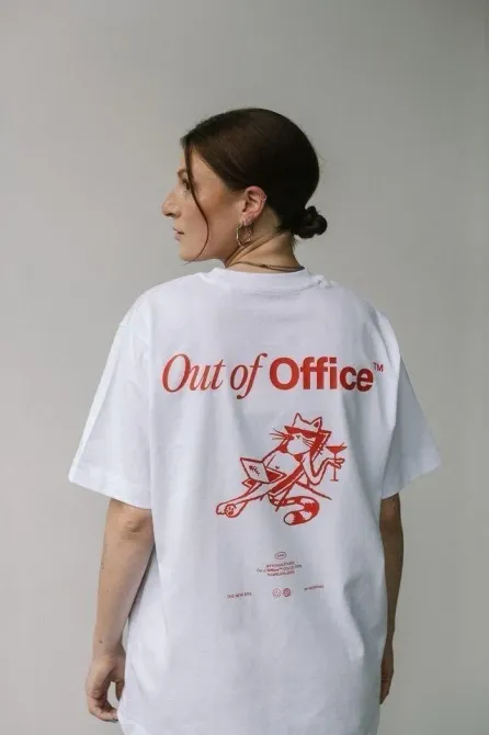 Футболка женская с принтом  42 Белая 2664082544 Днепр - изображение 1