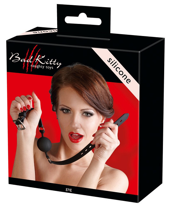 Кляп - Bad Kitty Silicone Gag Medium Sex Aura Київ - фото 8