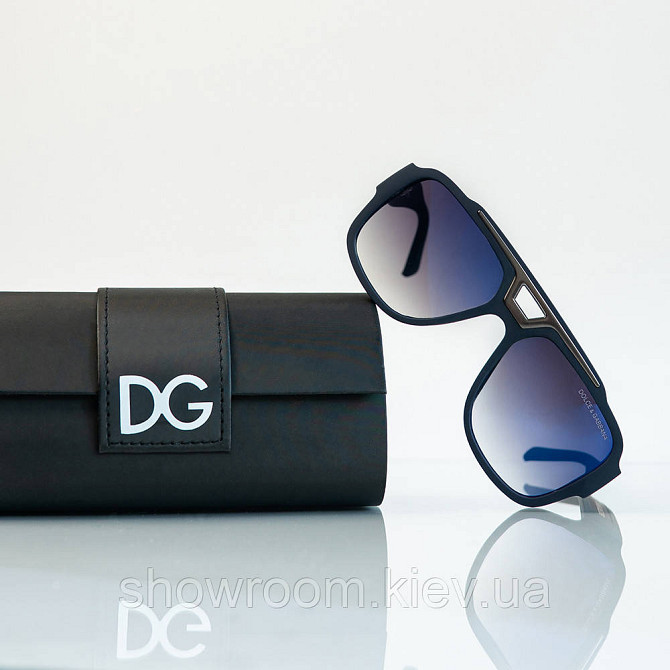 Стильні жіночі сонцезахисні окуляри D&G (0421-2) Київ - фото 3