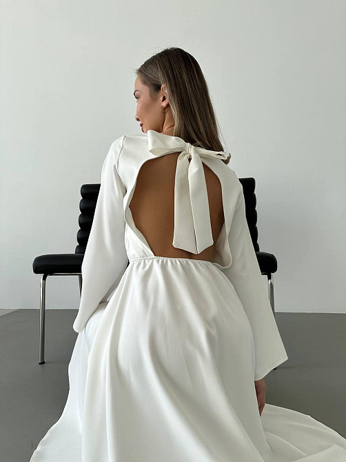 Женское романтическое платье с открытой спиной Одесса - изображение 3