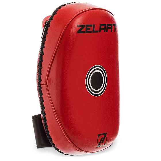 Пады для тайского бокса Тай-пэды ZELART BO-1388 размер 32x19x8 см красный Киев