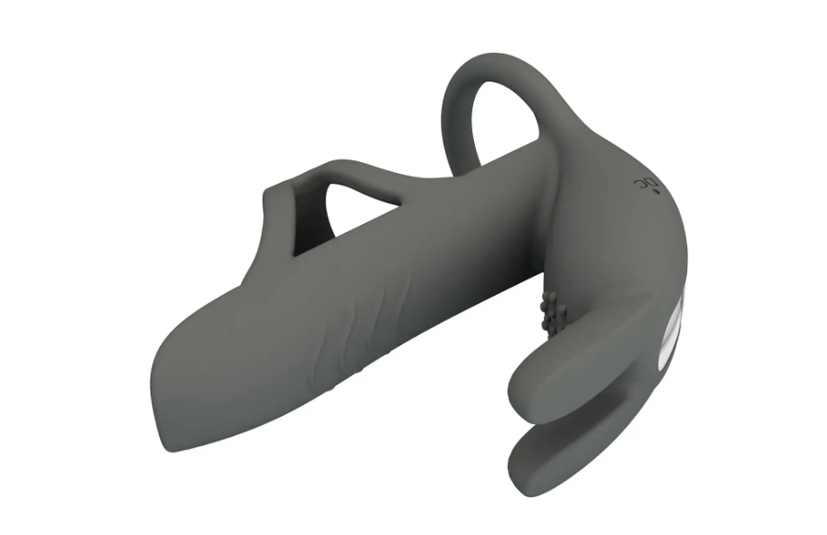 Насадка з вібрацією Pretty Love - MASTER RING GRAY, BI-210326-1 Sex Aura Київ - фото 5