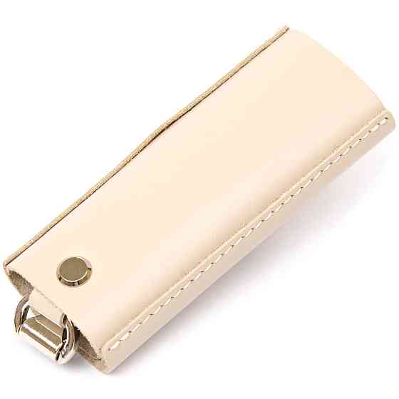 Ключниця з натуральної шкіри GRANDE PELLE 11390 Бежевий Київ