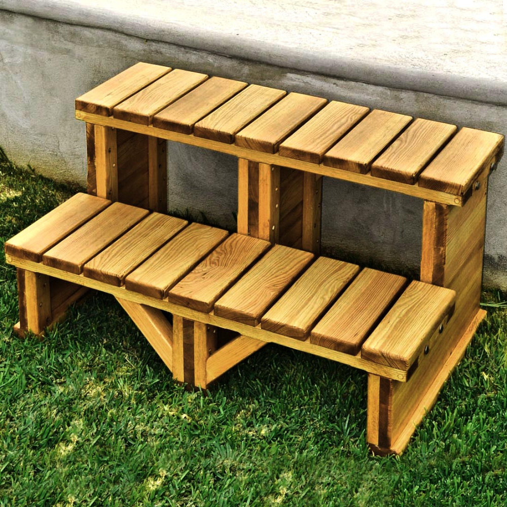 Лавка-сходинка "Сакраменто" сієна Миколаїв - фото 1