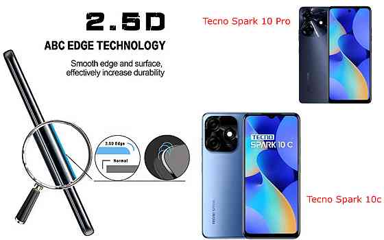 Захисне скло ArmorGlass для Tecno Spark 10 Pro (KI7), Spark 10c – стійке до подряпин та ударів Київ