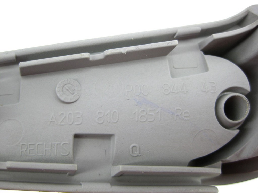 Mercedes-Benz  A2038101851 7213 Основа внутрішньої ручки закриття задніх правих дверей сіра без кришки C-class W203 C-class S203 Одеса - фото 8