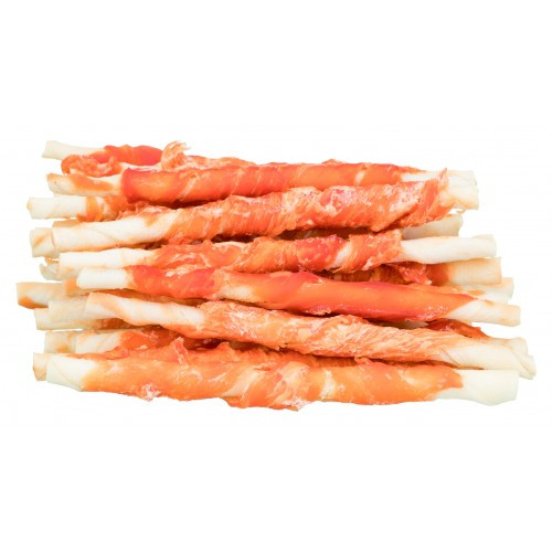 Лакомство Trixie Denta Fun Chicken Chewing Rolls для собак Палочка для чистки зубов с курицей 12 см 240 г 30 шт Киев - изображение 5