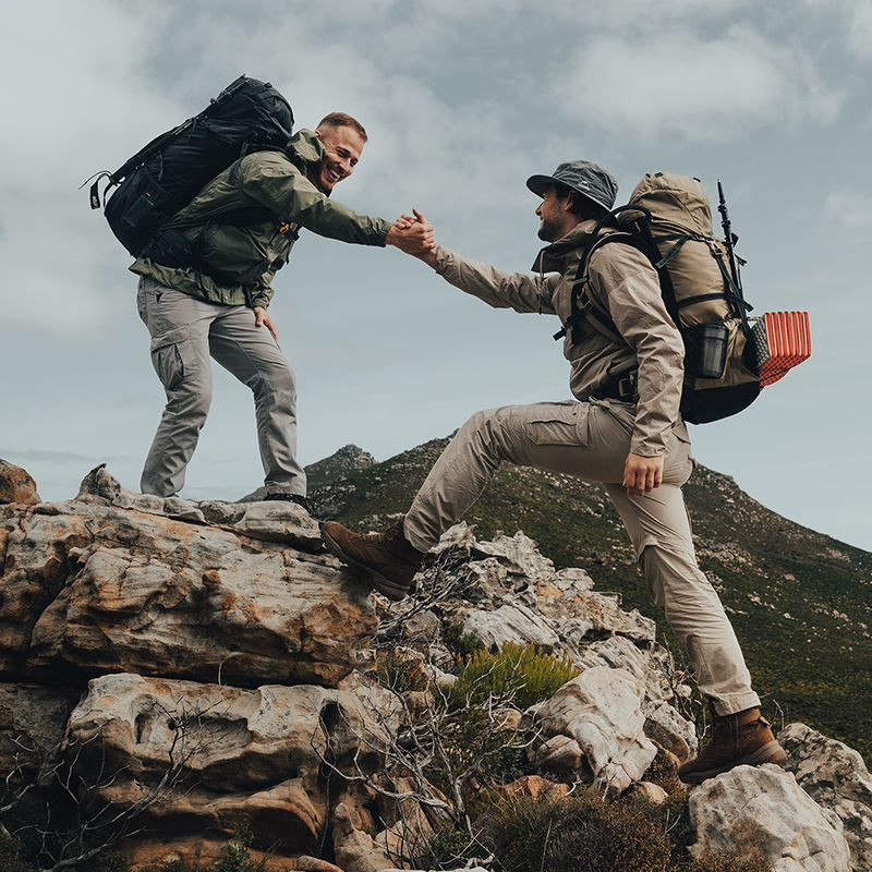 Рюкзак туристичний Naturehike NH70B070-B, 70 л + 5 л, світло-коричневий Київ - фото 5
