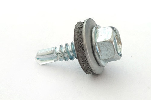 Саморез кровельный 4,8*19 DIN 7504K цинк белый по металлу (ящ. 2400шт) APRO Ровно - изображение 1