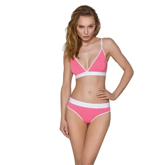 Спортивний топ з подвійними бретелями Passion PS007 TOP XL, pink Львів