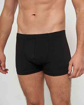 Боксеры мужские однотонные Ozkan 12024 Черный, M, L, XL, XXL Киев