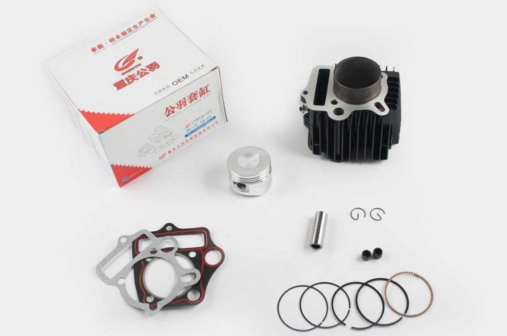 Поршнева мопед Актив 110 (Ø52,4) (152H) (алюмінієві ребра) Мукачево - фото 1