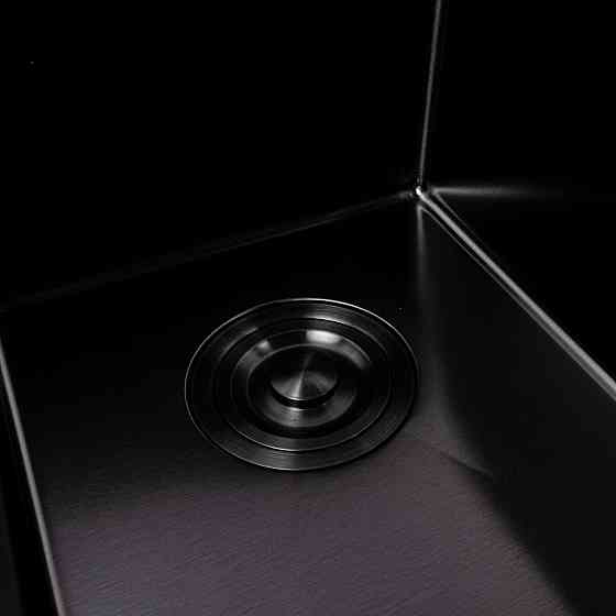 60*50D Мийка PVD чорна Valeso Handmade (велика/мала чаша, 3,0/0,8) Коломыя