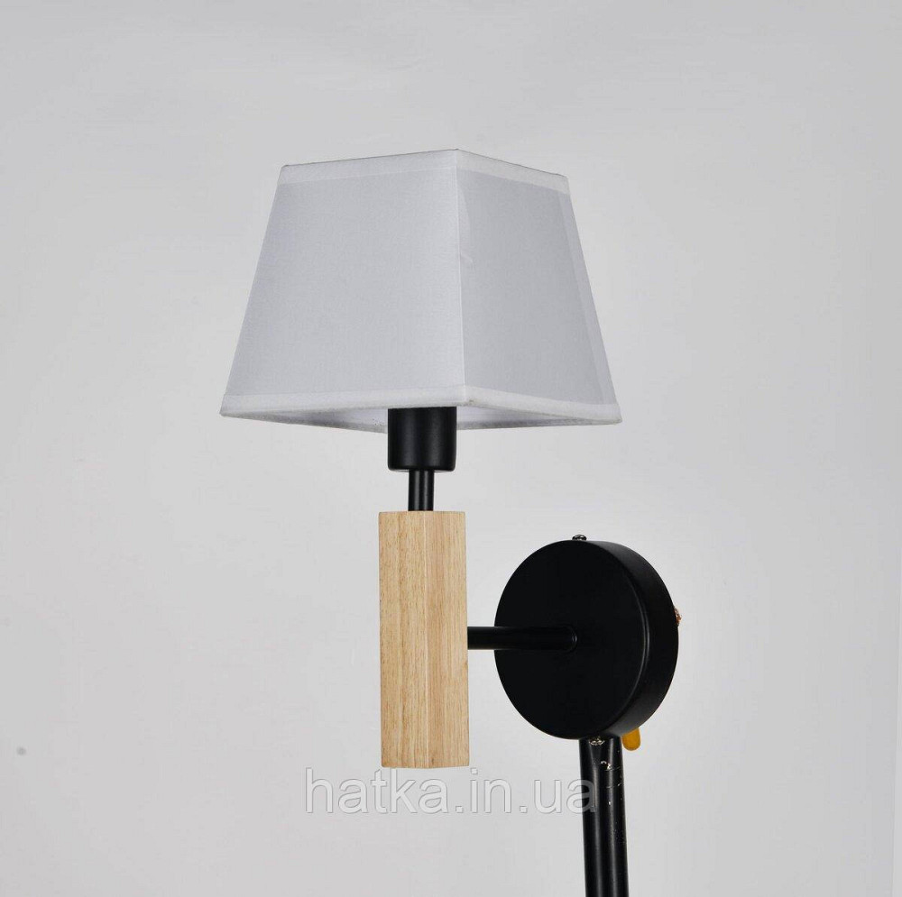 Бра настінне класичне VALESO V15-1B BK чорне Київ - фото 1