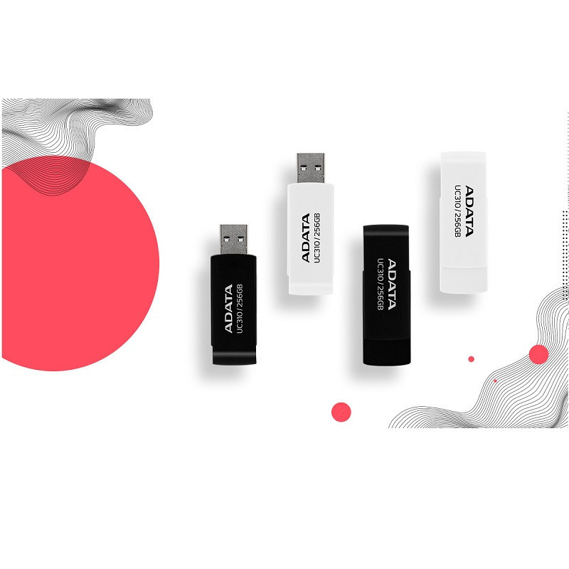 Флешка ADATA 128Гб USB 3.2 чорна Київ - фото 2