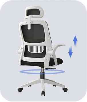 Кресло офисное Diego ErgoFlex сетка бело-черное Киев