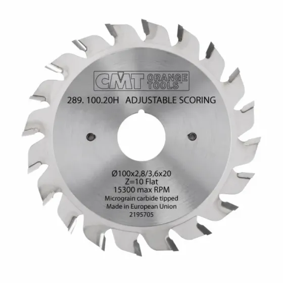 Пила підрізна двокорпусна CMT 100x20x20z K2.8-3.6/4.5 (289.100.20H) Одеса