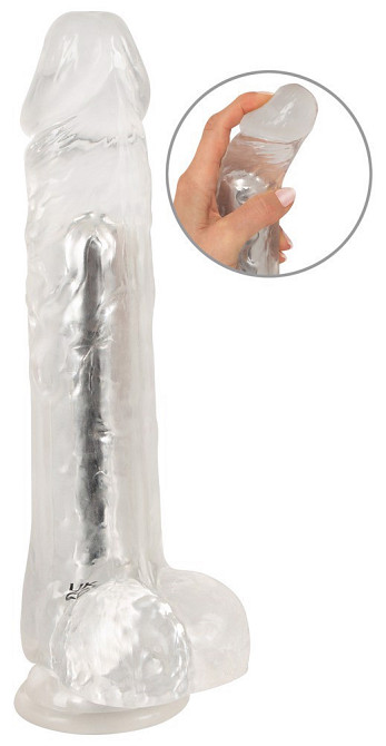 Вібратор - Crystal Clear Vibrator 24.5 см Sex Aura Київ - фото 8