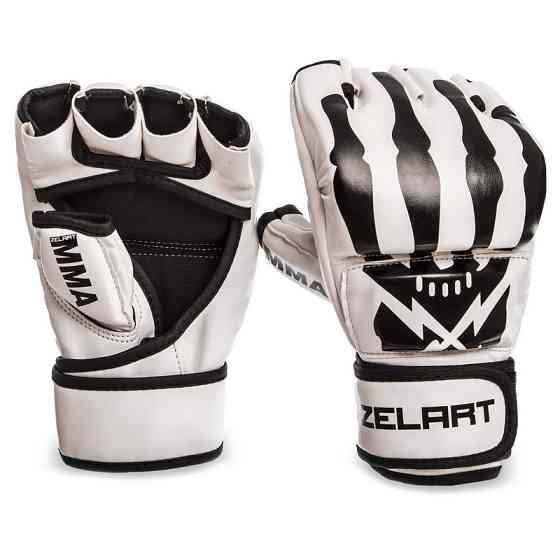 Рукавички для змішаних єдиноборств MMA Zelart BO-1395 розмір S-L кольори в асортименті Рукавички для боксу та єдиноборств Київ