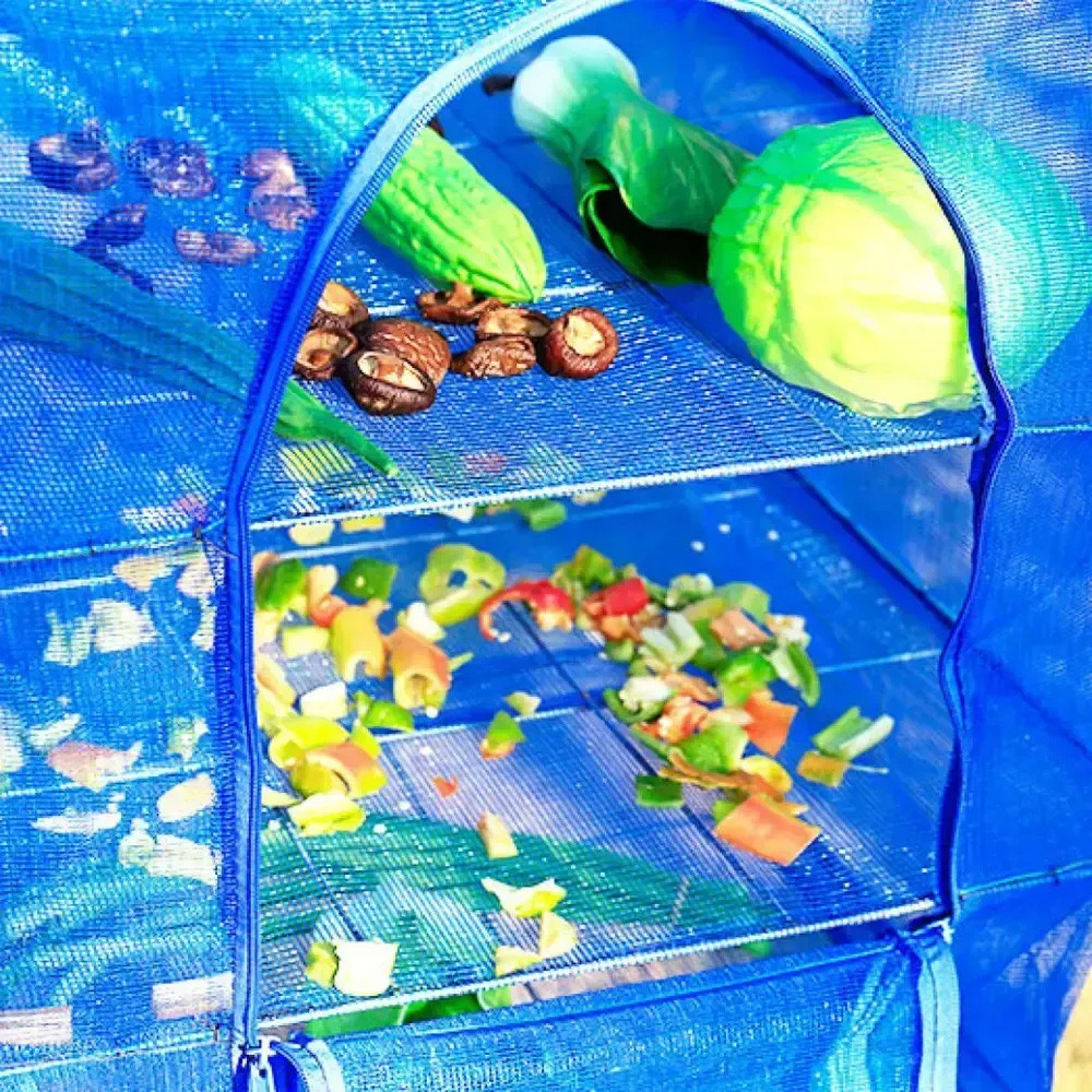 Складная сушилка для рыбы, грибов, сухофруктов на 5 ярусов 100х50х50см / Сетка для сушки рыбы и фруктов Киев - изображение 6