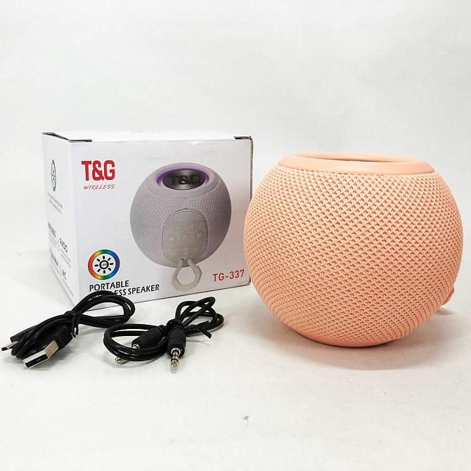 Колонка-динамик bluetooth TG337, Блютуз колонка с качественным звуком ME-381 и подсветкой Киев - изображение 7