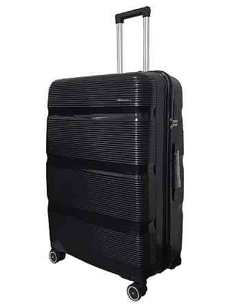 Валіза пластикова MILANO BAG 0307 велика 75 см чорна Київ