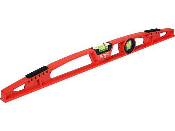 Рівень з алюмінієвим корпусом для викладання плитки YATO: L= 600 мм. 2 капсули, 4 магніти [30] Одеса