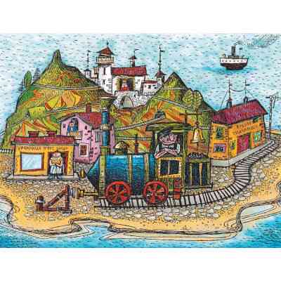 Книга Джим Ґудзик і машиніст Лукас. Книга 1 - Міхаель Енде А-ба-ба-га-ла-ма-га (9786175852798) Вінниця