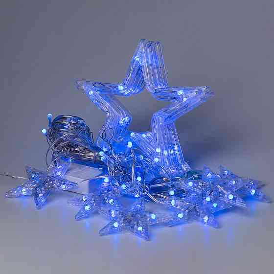 Гирлянда-штора "Зірки" на 108 LED лампочок 3х0,7 м Київ