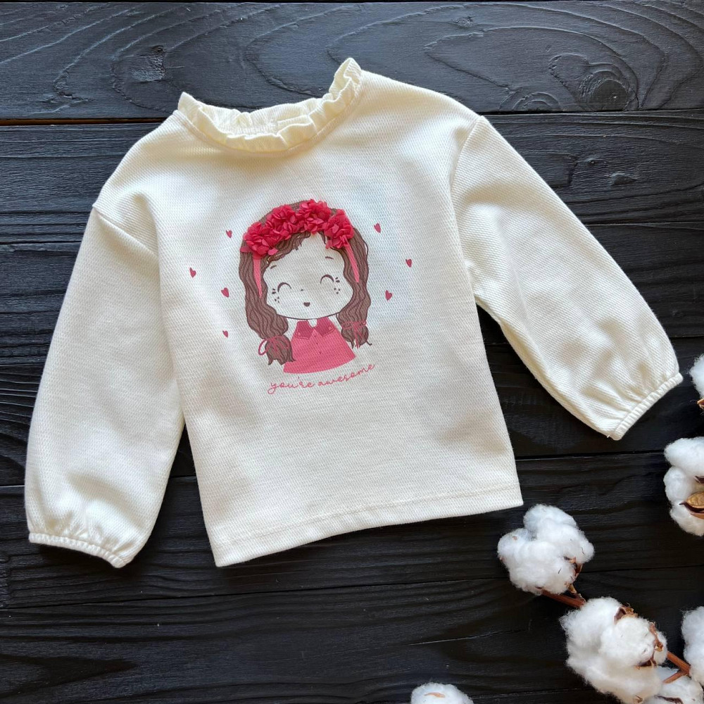 Дитяча кофта для Дівчата LC Waikiki Біла 12-18 міс (80-86 см) пакунок малюка Киев - изображение 1