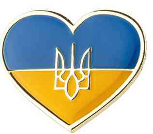 Значок брошка тризуб Україна Київ