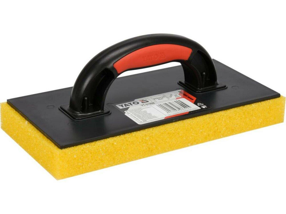 Терка пластикова з пористою губкою h= 30 мм YATO: 270 x 130 мм, для змивання керамічної плитки [10] Одеса - фото 1