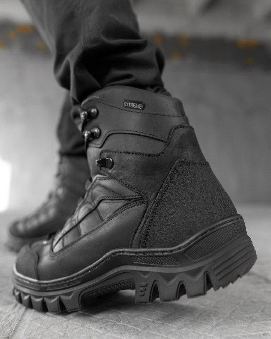 Зимові тактичні туфлі Extreme black ВТ0471 Одеса - фото 10