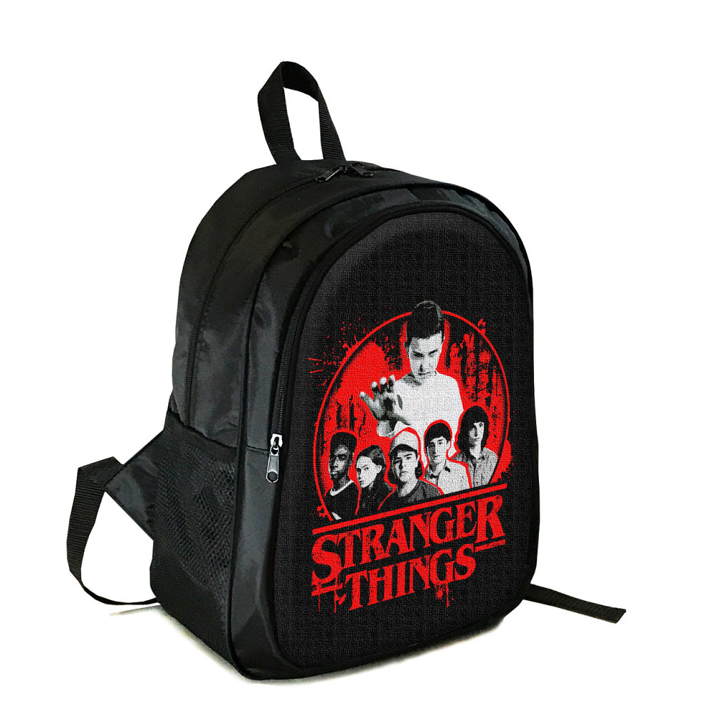 Рюкзак підлітковий/шкільний 38×28 см з принтом Дуже дивні справи / Stranger Things на два відділення для хлопчика, дівчин (4407) Київ - фото 1