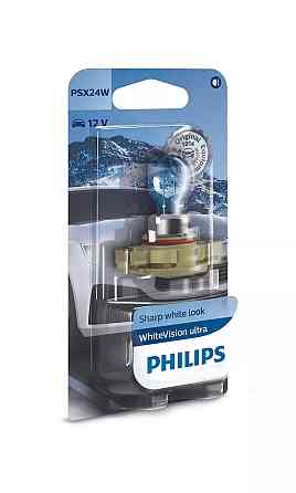 Галогеновая лампа PHILIPS 12276WVUB1 PSX24W 55W 12V WhiteVision ultra +60% (3300K) B1 Харків