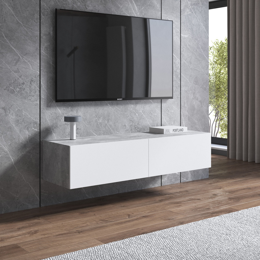 Тумба под телевизор VAYS, навесная тумбочка M-18 Львов - изображение 6