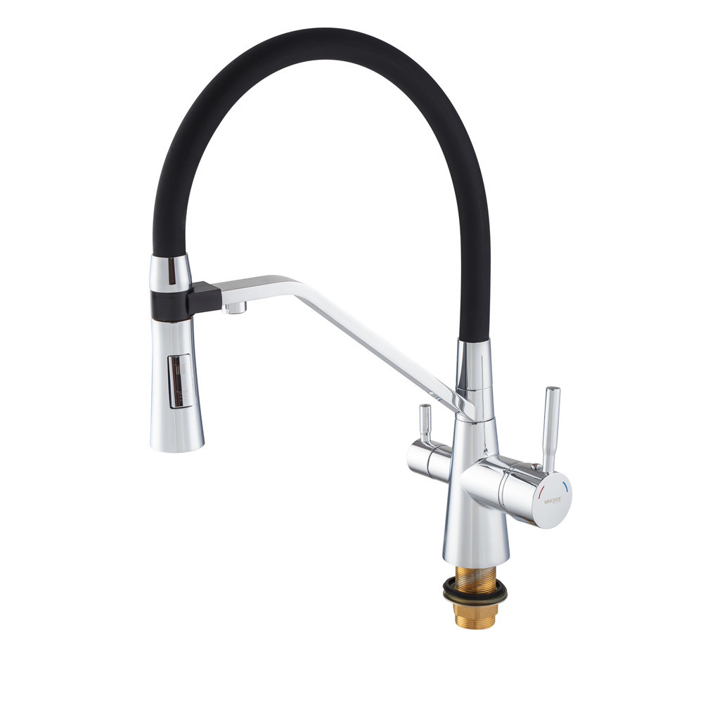 Кухонний змішувач Mixxus Premium Magnet 021 REFL.BLACK MI6973 Харків - фото 7