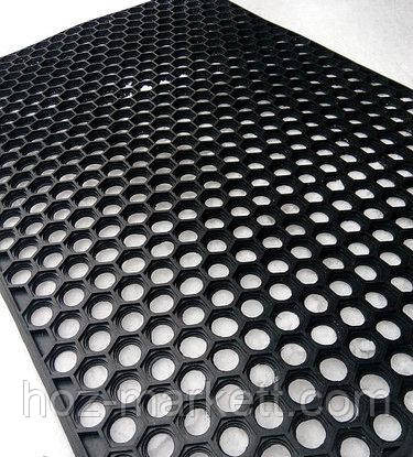 Коврик  40 см х 60 см х 0.8 см резиновый ячеистый сотами Харьков - изображение 5