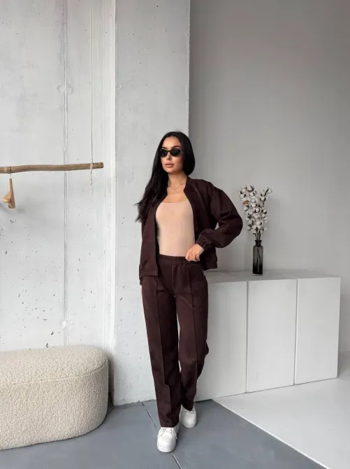 Жіночий костюм із замшу на дайвінгу Одеса - фото 6