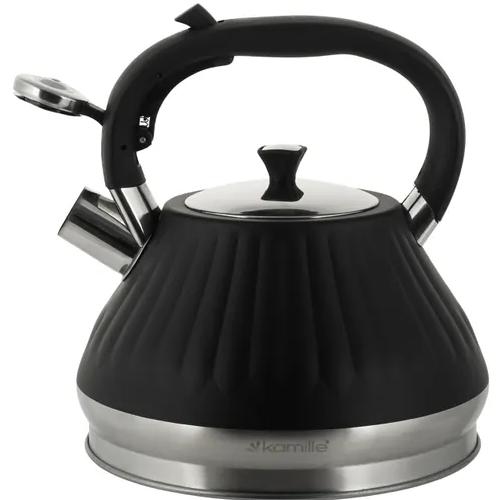 Чайник 3л нержавіюча сталь зі свистком з ручкою 