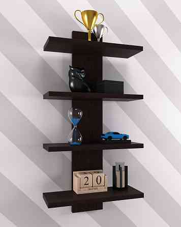 Полиця навісна ПН-5, Венге Магія, 350/140/700 Львів