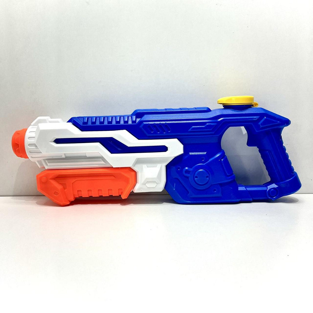 Бластер водяний з помпою 35 см Білий з синім (MR 0505) Чернигов - изображение 2