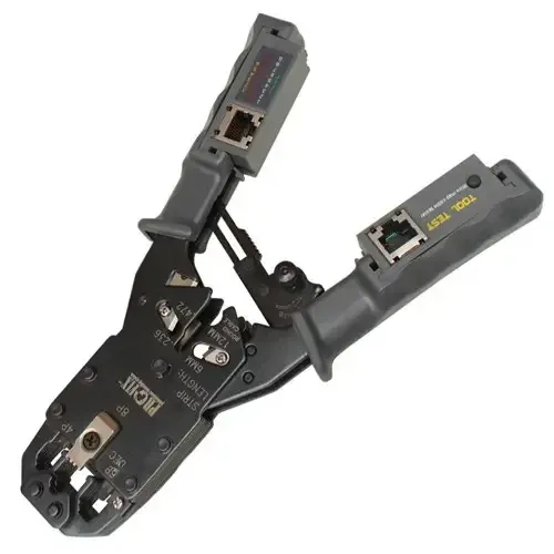Инструмент HS-2008ACR для обжима 8p8c, 6p6c, 4p4c + тестер кабельный, Profix Полтава - изображение 1