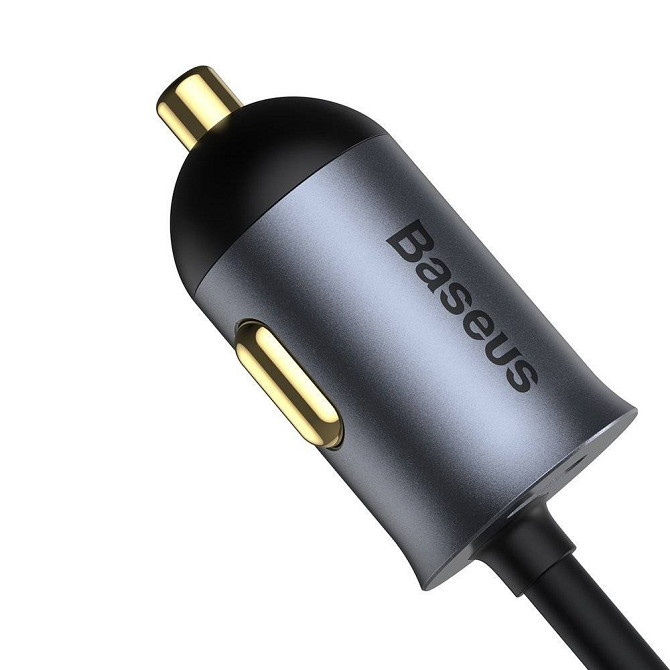 Автомобільний зарядний пристрій Baseus Share Together PPS multi-port 120W CCBT-A0G (сіре) Миколаїв - фото 5