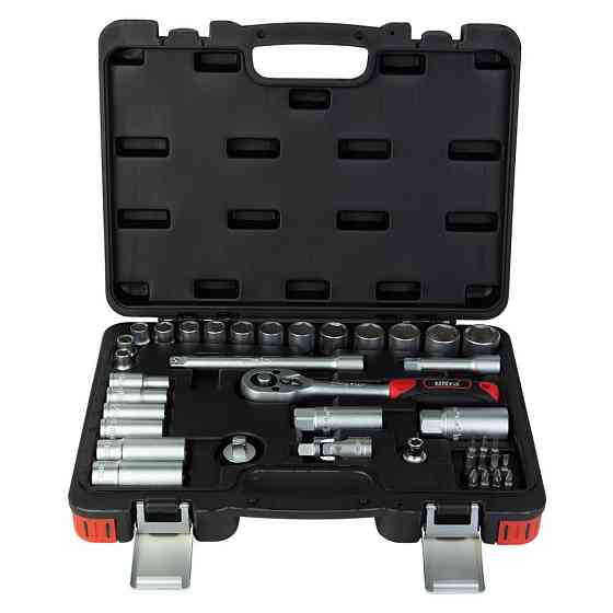 Набір насадок торцевих і біт 3/8" 39 шт CrV Taiwan ULTRA (6003092) Київ