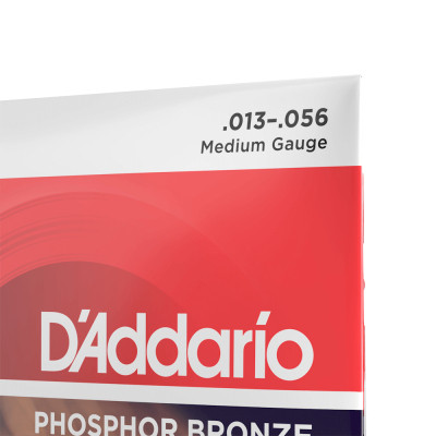 Струны для гитары D'Addario Phosphor Bronze Medium (13-56) (EJ17) Винница - изображение 4