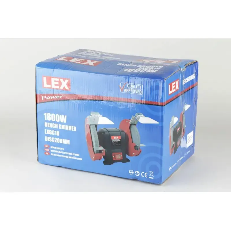 Точило LEX LXBG18, 200 мм, електричне настільне, гарантія 12 міс, Чехія Львів - фото 3